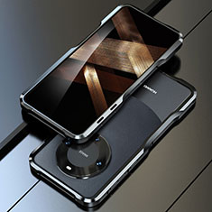 Funda Bumper Lujo Marco de Aluminio Carcasa LF1 para Huawei Mate 60 Negro
