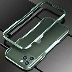 Funda Bumper Lujo Marco de Aluminio Carcasa para Apple iPhone 11 Pro Max Verde