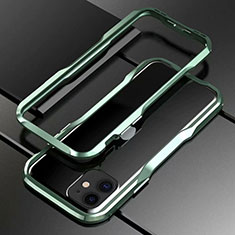 Funda Bumper Lujo Marco de Aluminio Carcasa para Apple iPhone 11 Verde