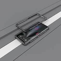 Funda Bumper Lujo Marco de Aluminio Carcasa para Asus ROG Phone 7 Negro