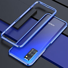 Funda Bumper Lujo Marco de Aluminio Carcasa para Huawei Honor View 30 5G Azul