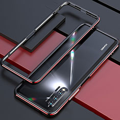 Funda Bumper Lujo Marco de Aluminio Carcasa para Huawei Nova 6 5G Rojo