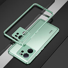 Funda Bumper Lujo Marco de Aluminio Carcasa para Xiaomi Mi 13T 5G Verde