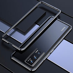 Funda Bumper Lujo Marco de Aluminio Carcasa para Xiaomi Poco F5 Pro 5G Negro