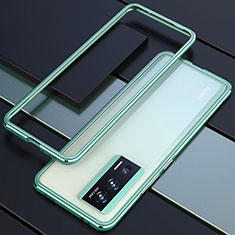 Funda Bumper Lujo Marco de Aluminio Carcasa para Xiaomi Poco F5 Pro 5G Verde