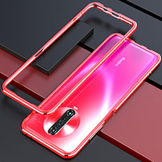 Funda Bumper Lujo Marco de Aluminio Carcasa para Xiaomi Redmi K30 4G Rojo