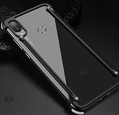 Funda Bumper Lujo Marco de Aluminio Carcasa para Xiaomi Redmi Note 7 Negro