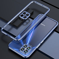 Funda Bumper Lujo Marco de Aluminio Carcasa T01 para Huawei Nova 8 SE 5G Azul