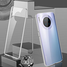Funda Bumper Lujo Marco de Aluminio Espejo 360 Grados Carcasa M03 para Huawei Mate 30 Pro Plata