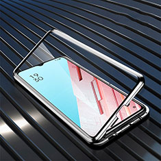 Funda Bumper Lujo Marco de Aluminio Espejo 360 Grados Carcasa M04 para Oppo Find X2 Lite Plata