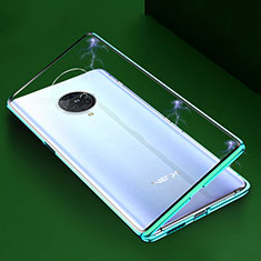 Funda Bumper Lujo Marco de Aluminio Espejo 360 Grados Carcasa M04 para Vivo Nex 3S Verde