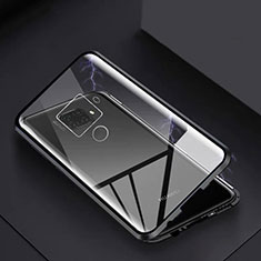 Funda Bumper Lujo Marco de Aluminio Espejo 360 Grados Carcasa M07 para Huawei Mate 30 Lite Negro