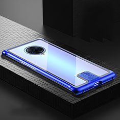 Funda Bumper Lujo Marco de Aluminio Espejo 360 Grados Carcasa M07 para Vivo Nex 3S Azul
