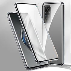 Funda Bumper Lujo Marco de Aluminio Espejo 360 Grados Carcasa P02 para Xiaomi Mi 11i 5G (2022) Plata