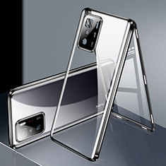 Funda Bumper Lujo Marco de Aluminio Espejo 360 Grados Carcasa P03 para Xiaomi Poco X3 GT 5G Negro