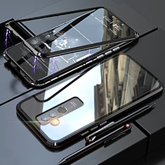 Funda Bumper Lujo Marco de Aluminio Espejo 360 Grados Carcasa para Huawei Mate 20 Lite Negro