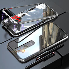 Funda Bumper Lujo Marco de Aluminio Espejo 360 Grados Carcasa para Huawei Mate 20 Lite Plata