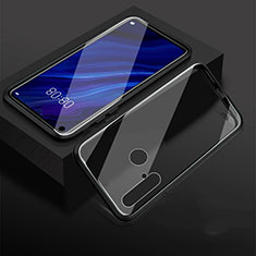 Funda Bumper Lujo Marco de Aluminio Espejo 360 Grados Carcasa para Huawei Nova 5i Negro