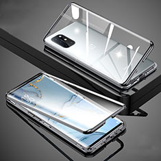 Funda Bumper Lujo Marco de Aluminio Espejo 360 Grados Carcasa para OnePlus 8T 5G Negro