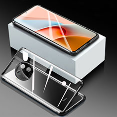 Funda Bumper Lujo Marco de Aluminio Espejo 360 Grados Carcasa para Xiaomi Mi 10i 5G Negro