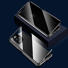 Funda Bumper Lujo Marco de Aluminio Espejo 360 Grados Carcasa para Xiaomi Mix Fold 5G Negro