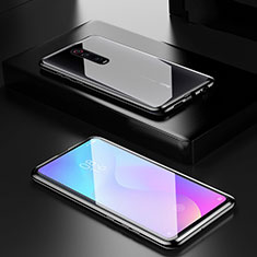 Funda Bumper Lujo Marco de Aluminio Espejo 360 Grados Carcasa para Xiaomi Redmi K20 Negro