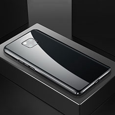 Funda Bumper Lujo Marco de Aluminio Espejo 360 Grados Carcasa T01 para Huawei Mate 20 Pro Negro