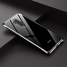 Funda Bumper Lujo Marco de Aluminio Espejo 360 Grados Carcasa T02 para Huawei Mate 20 Lite Negro