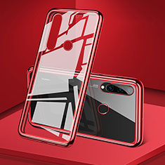 Funda Bumper Lujo Marco de Aluminio Espejo 360 Grados Carcasa T02 para Huawei P30 Lite Rojo