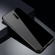 Funda Bumper Lujo Marco de Aluminio Espejo 360 Grados Carcasa T02 para Oppo RX17 Pro Negro