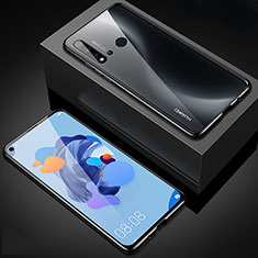 Funda Bumper Lujo Marco de Aluminio Espejo 360 Grados Carcasa T05 para Huawei P20 Lite (2019) Negro