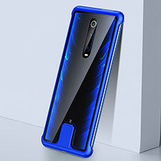 Funda Bumper Lujo Marco de Aluminio Espejo 360 Grados Carcasa T05 para Xiaomi Redmi K20 Pro Azul
