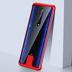 Funda Bumper Lujo Marco de Aluminio Espejo 360 Grados Carcasa T05 para Xiaomi Redmi K20 Pro Rojo