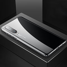Funda Bumper Lujo Marco de Aluminio Espejo 360 Grados Carcasa T06 para Huawei P30 Negro