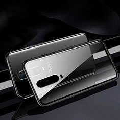 Funda Bumper Lujo Marco de Aluminio Espejo 360 Grados Carcasa T06 para Oppo RX17 Pro Negro