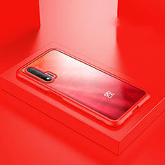 Funda Bumper Lujo Marco de Aluminio Espejo 360 Grados Carcasa T07 para Huawei Nova 6 5G Rojo