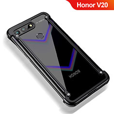 Funda Bumper Lujo Marco de Aluminio para Huawei Honor View 20 Negro