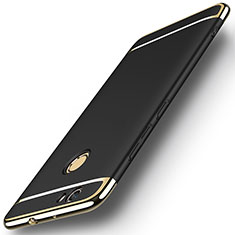 Funda Bumper Lujo Marco de Metal y Plastico M02 para Huawei Nova Negro