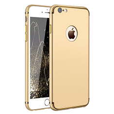 Funda Bumper Lujo Marco de Metal y Plastico para Apple iPhone 6 Plus Oro