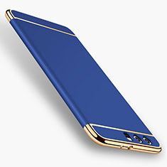 Funda Bumper Lujo Marco de Metal y Plastico para Huawei Honor 9 Premium Azul
