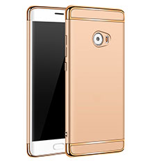 Funda Bumper Lujo Marco de Metal y Plastico para Xiaomi Mi Note 2 Oro