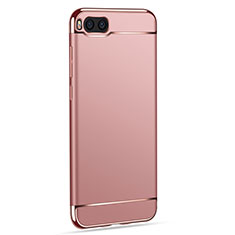 Funda Bumper Lujo Marco de Metal y Plastico para Xiaomi Mi Note 3 Oro Rosa
