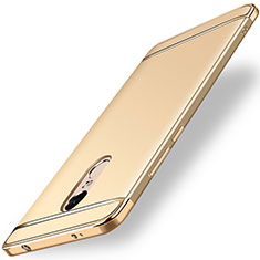 Funda Bumper Lujo Marco de Metal y Plastico para Xiaomi Redmi Note 4 Standard Edition Oro