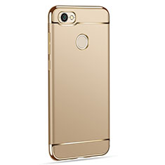 Funda Bumper Lujo Marco de Metal y Plastico para Xiaomi Redmi Note 5A High Edition Oro