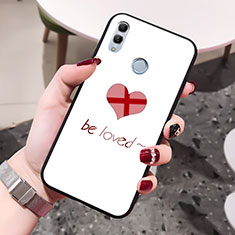 Funda Bumper Silicona Espejo Amor Corazon Love Carcasa para Huawei Honor 10 Lite Rojo