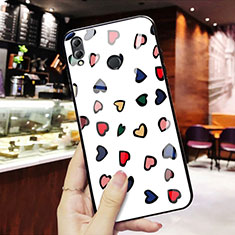 Funda Bumper Silicona Espejo Amor Corazon Love Carcasa S01 para Huawei Honor 8X Multicolor