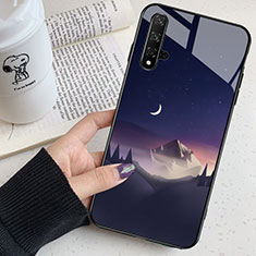 Funda Bumper Silicona Espejo Estrellado Carcasa para Huawei Honor 20 Negro