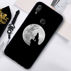 Funda Bumper Silicona Espejo Estrellado Carcasa S04 para Huawei Honor 10 Lite Negro