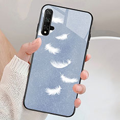 Funda Bumper Silicona Espejo Patron de Moda Carcasa para Huawei Honor 20 Gris