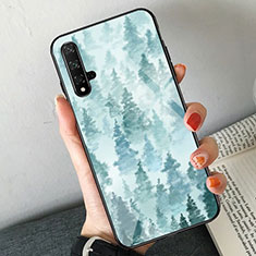 Funda Bumper Silicona Espejo Patron de Moda Carcasa para Huawei Honor 20 Verde